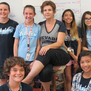 Hawaii and California students collaborate on energy issue LokelaniStudents-S